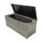 Grey Outdoor Cushion Storage Box - 113 Gallon. Spacious For Patio, Deck. Removable Water Liner, Rust Frame. Easy To Carry Gallon Porch Chest. With Lid. Lightweight , Interior. For