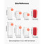 Ensemble de 120 photophores cylindriques transparents et vases en verre, bougies piliers pour centres de table de mariage, blanc