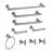 9 - Piece Bathroom Hardware Set-92728929