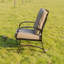 Chaise de terrasse avec coussins Kain
