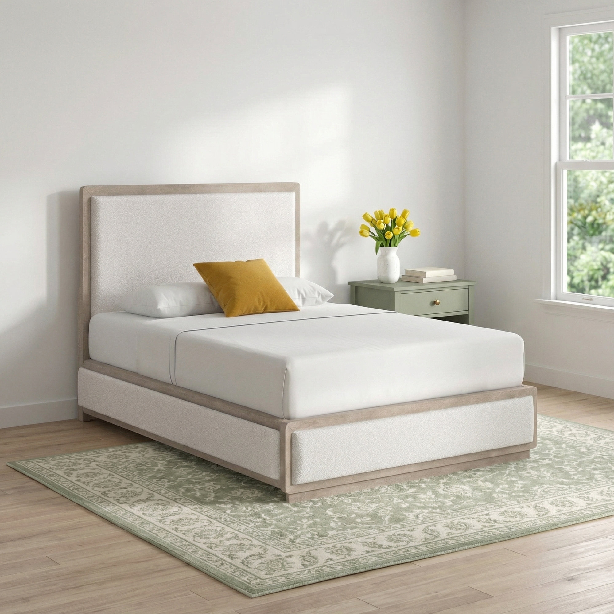 Mayhew Upholstered Bed, Queen