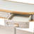 St. Charles Console Table with Drawers - Dove Gray