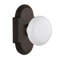 Cottage Plate with White Porcelain Door Knob-1429683202