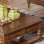 Table basse carrée rétro et luxueuse