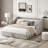 Upholstered daybed with Pop Up Trundle-1085081354