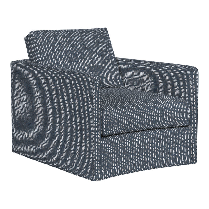 Wynne Swivel Chair, Perigold Caper Slate