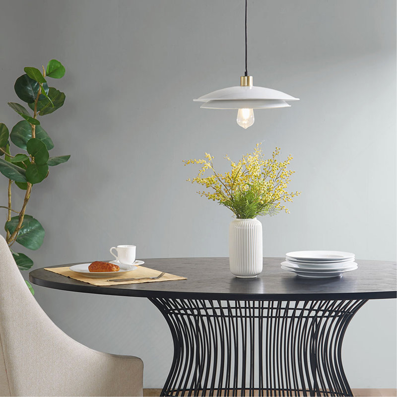 Luminaire suspendu à 2 niveaux avec abat-jour, luminaires suspendus