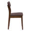 Chaise d'appoint Houser en brun
