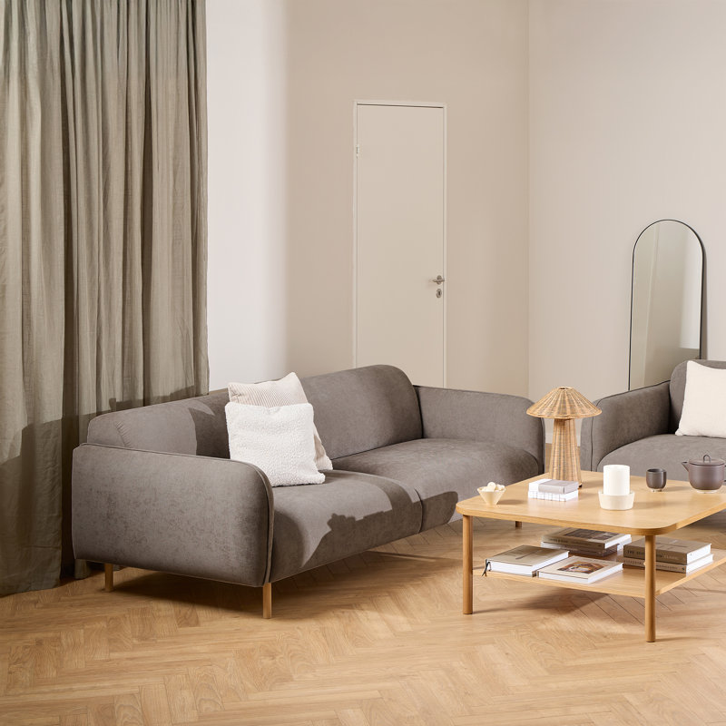 Ronreco Sofa, 3, Brown