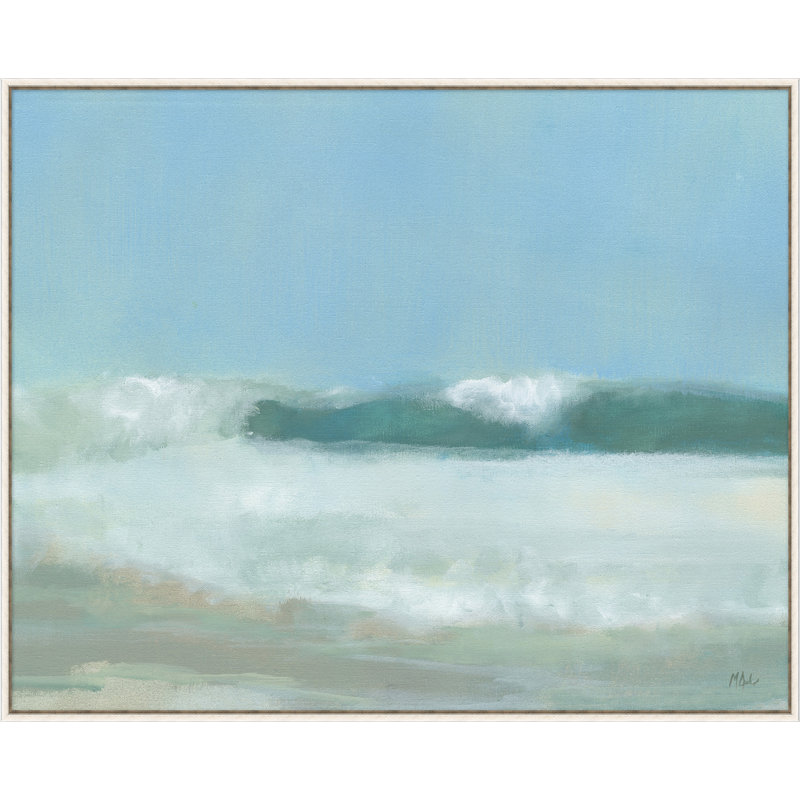Big Wave' Framed Print on Canvas