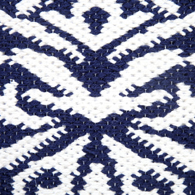 Classic Textured Woven Medallion Throw Pillow