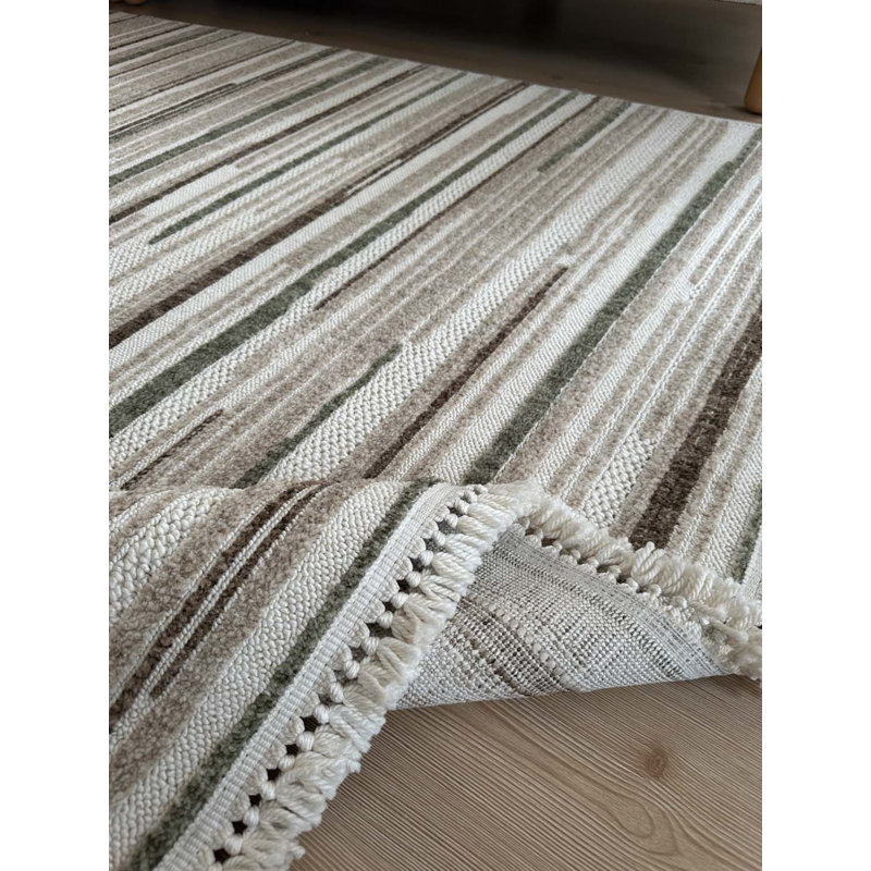 Tapis rectangulaire rectangulaire avec envers antidérapant Sierra, Tapis de couloir 2 pi 8 po x 9 pi 11 po