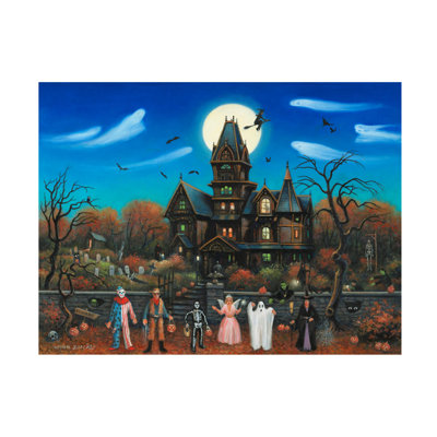 «Trick Or Traiter Beware On Canvas» par John Zaccheo, reproduction