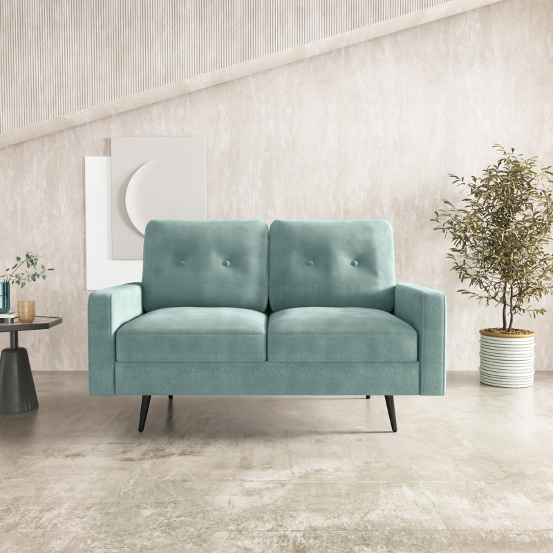 Causeuse Agathi, Turquoise aqua