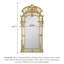 Miroir pleine grandeur de style français à fixation murale et sur pied-118735373-118735371
