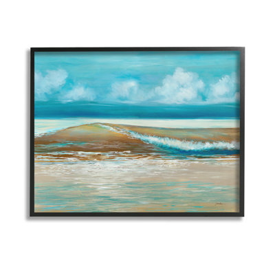 Art moderne, estampe numérique de vagues de la mer par Liz Jardine