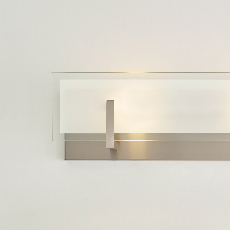 Syll - Light LED Vanity Light, Brushed Nickel, No Bulb Included, 2-Light