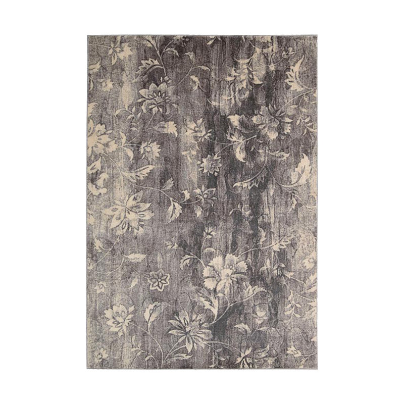 Tapis ivoire / ardoise Hillsdale, Rectangle 2 pi 6 po x 4 pi 2 po