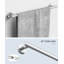 Ensemble de quincaillerie de salle de bain 6 pièces avec barre à serviettes, porte-serviette, porte-papier hygiénique et porte-papier hygiénique-111862084