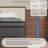 Evann 12" Medium Firm Hybrid Mattress with Cooling Gel Foam, Anti-Static & Hypoallergenic for Healthy Sleep – Triple-Certified (CertiPUR-US, OEKO-TEX, SGS)-603750443-603750446