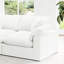 Canapé modulaire rembourré en nuage, canapé confortable et moderne, rembourré de duvet, sièges profonds convertibles pour salon, salon, chambre à coucher-58142693