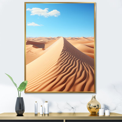 Dunes du désert, horizon panoramique II