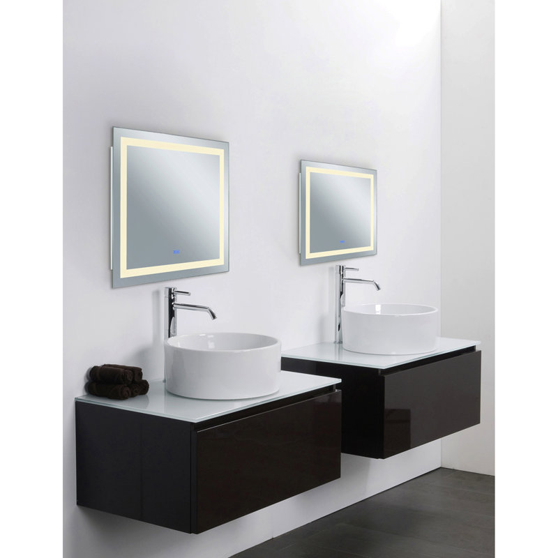 DEL blanc mat de notre collection Abril, 36 po x 35,5 po