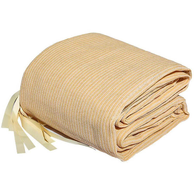 Sunscreen Shade Panel 10'X12' Rectangle Shade Sail With Rope, 10 ft. x 20 ft.