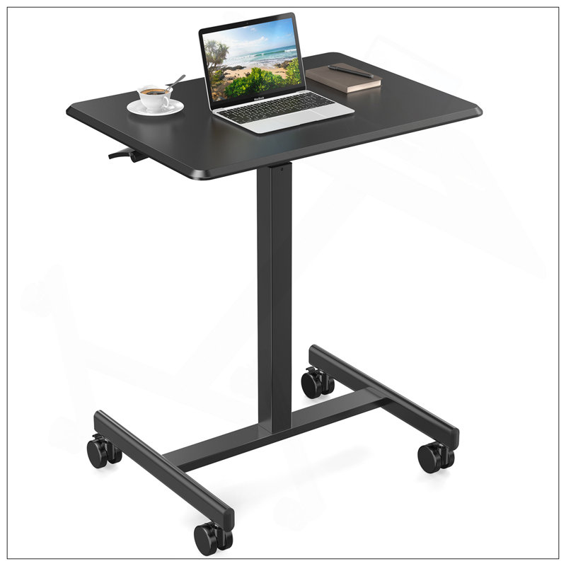 Bureau debout polyvalent et mobile pour la maison et le bureau avec des fonctionnalités avancées, H 43 po x l 26 po x P 18 po