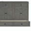 Full Size Murphy Bed with Large Drawers & USB Ports,Brushed Grey-710029046-710029049
