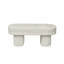Chenille Upholstered Bench