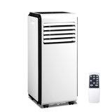 Electactic 8,000 Btu Portable Air Conditioner ,cools 350 Sq.ft To 61°f, 4 Modes (cool/dry/fan/sleep), =45db Ultra Quiet, Easy Install Includes Remote & Washable Filter