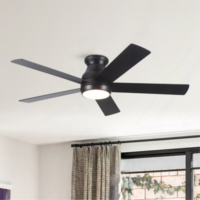 52" Low Profile Ceiling Fan With Lights