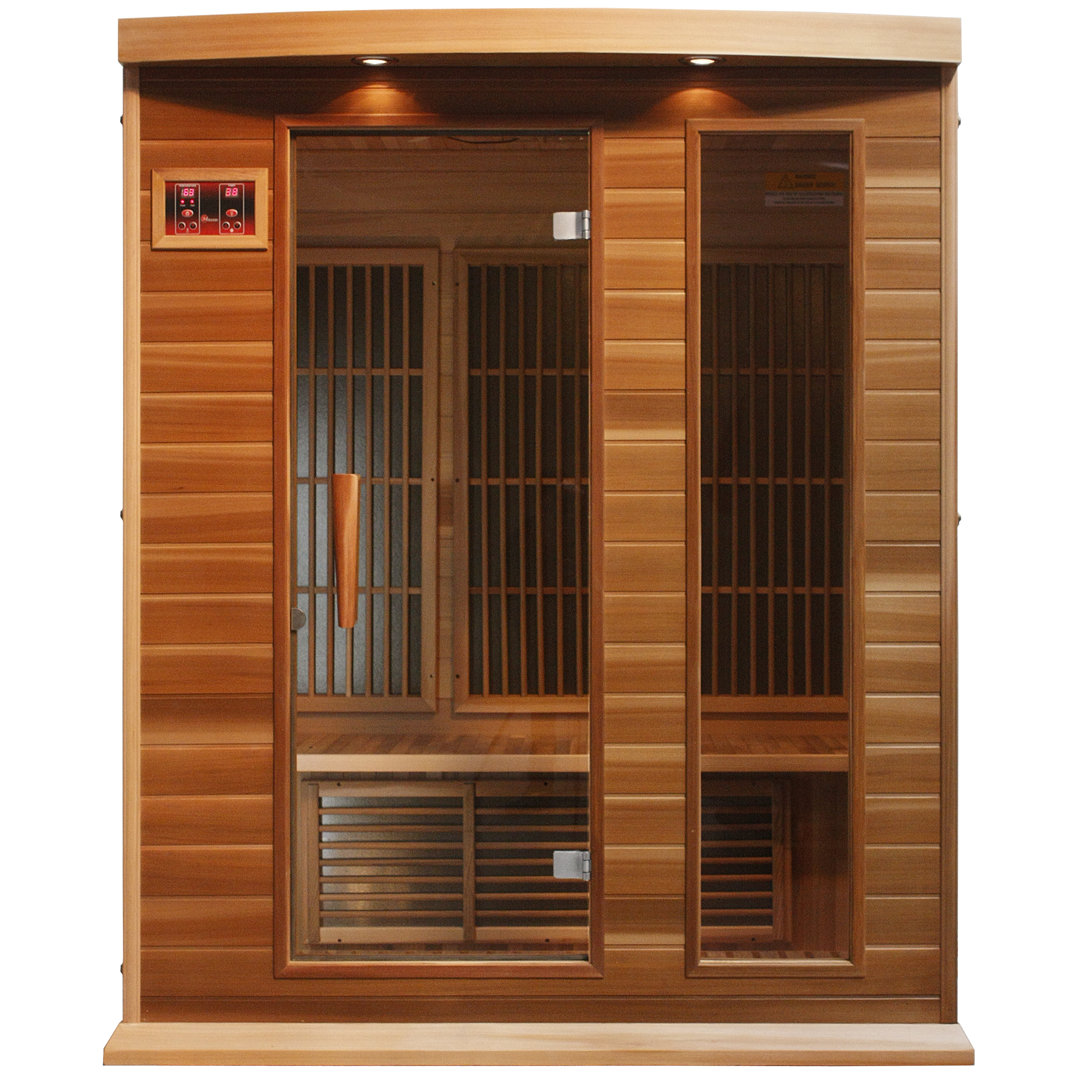Dynamic Infrared 3 - Person FAR Infrared Sauna in Cedar Dynamic Infrared