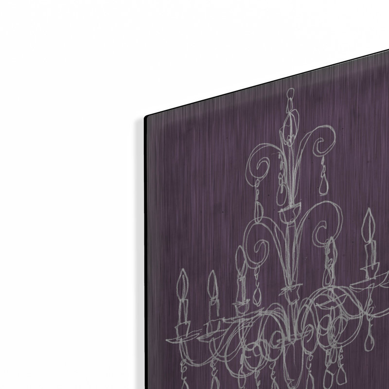 «Plum Chandelier S Croquis 2» par Ethan Harper, H 16 po x l 12 po