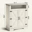 Armoire à chaussures à 6 niveaux avec tablettes réglables et rangement ouvert pour l'organisation du vestibule
