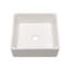 Lavabo de salle de bain rectangulaire en porcelaine noire L 24 po x l 14 po Moccoo (sans base)-125359452