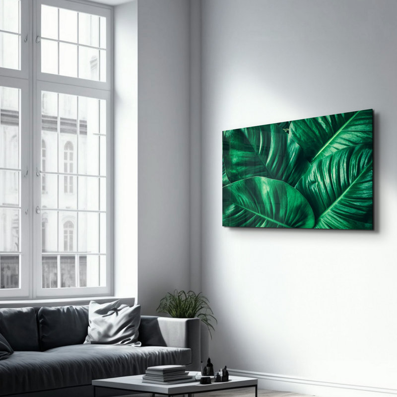 Elegant Tempered Glass Wall Art Painting, 13.8 x 21.7 inches | 100% Tempered Glass, Thickness: 0.16 inches | UV Printed for Vibrant Colors | Perfect for Home Decor, Living Room, & Office Spaces