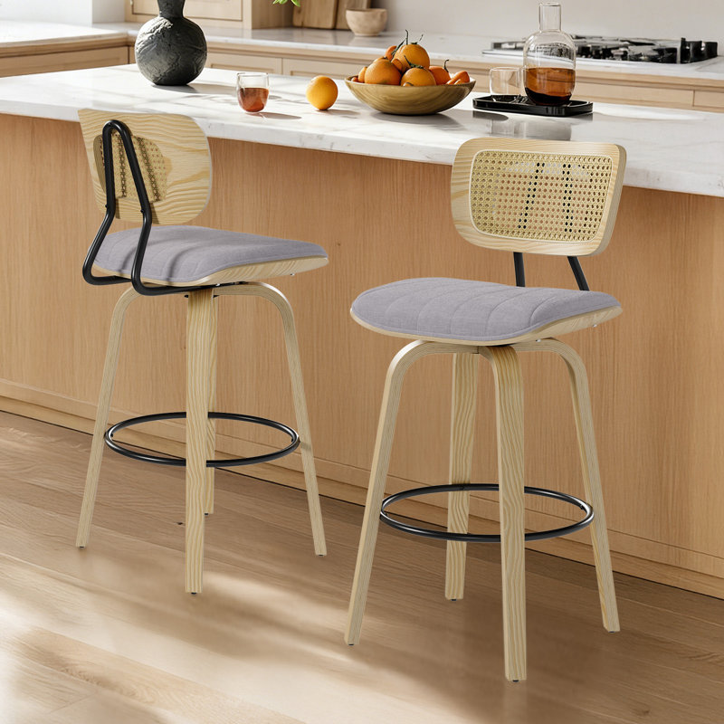 Tabouret de bar 26 po, Gris