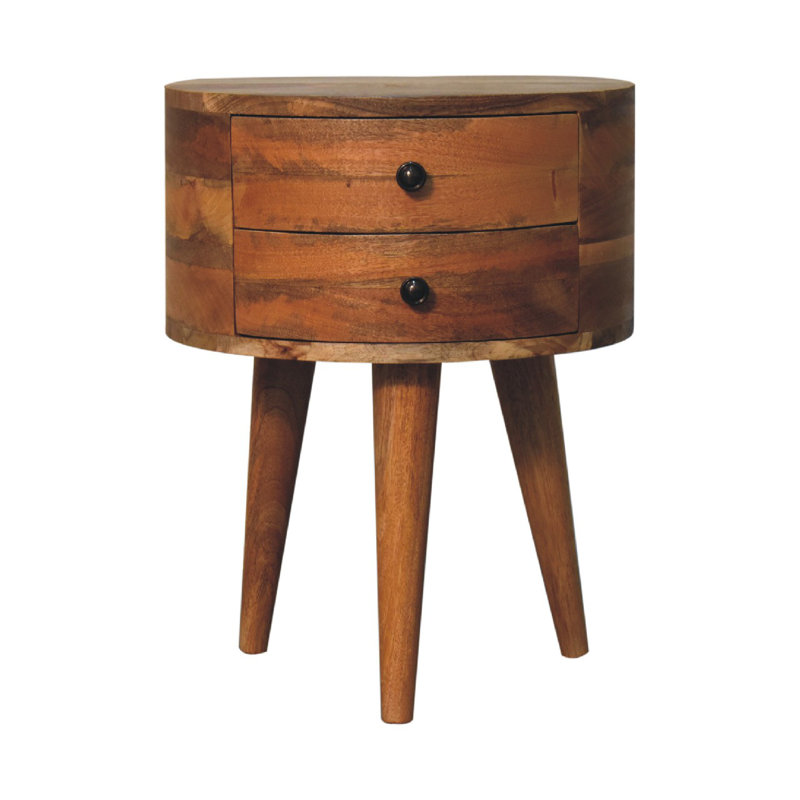 Sapin 40cm W Solid Wood Bedside Table