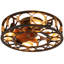 Ventilateur de plafond 19,3 po avec luminaire Aariyah
