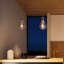 Mini-luminaire suspendu 1 lumière pour îlot de cuisine moderne Globel Mercury