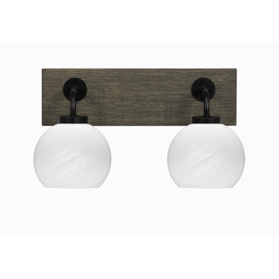 Barre d'éclairage de salle de bain 2 lumières Oxbridge
