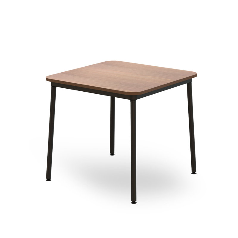 Hub Square Dining Table, 29.53"H x 31.5"L x 31.5"W, Dark Oak