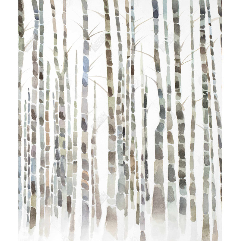 Brown Minimalist Birch Trees King Duvet Cover | Home Decor, King Duvet Cover