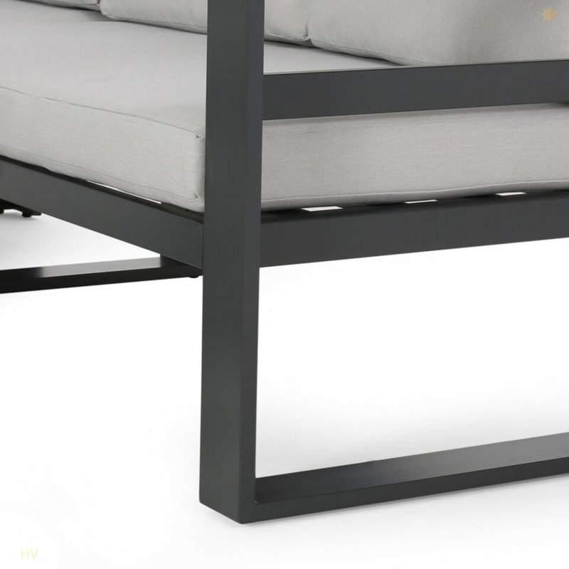 Canapé modulaire d'extérieur en aluminium Dursley