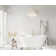 67 Inch Bathtub in Glossy White with Trim
