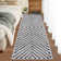 Geometric Machine Washable Rug Abstract Non Slip Living Room Rug Low Pile Thin Rug, Contemporary Neutral Rug, Non Shedding Soft Rug for Bedroom