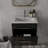 Gloss Wall-Mounted Bathroom Vanity With Mirro-1103263274-1103263277-1103263276