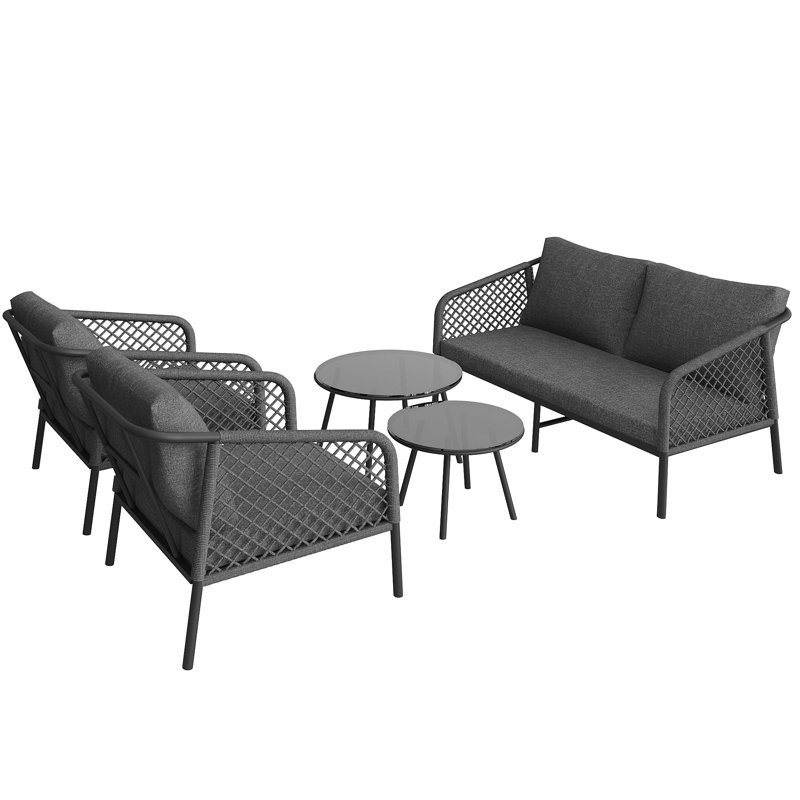 Outdoor Furniture Garden Lounge Set For 4  People